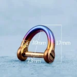 Krúžok na kľúče – Titánový strmeň 13 mm