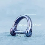 Krúžok na kľúče – Titánový strmeň 13 mm