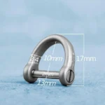 Krúžok na kľúče – Titánový strmeň 13 mm