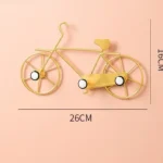 Nástenná kľúčenka – Kovový bicykel