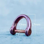 Krúžok na kľúče – Titánový strmeň 13 mm